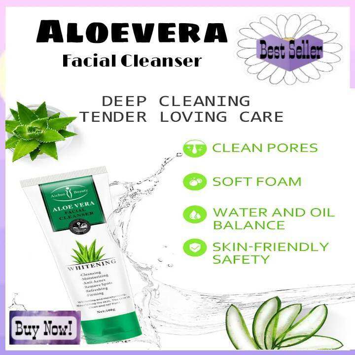 Original Aichun Beauty Aloe Vera Facial Cleanser Anti Acne Cleanser