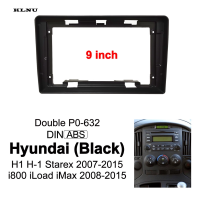 ป้ายวิทยุติดรถยนต์ KLNU สำหรับ2007-2015 Hyundai Starex/ H1เฟรมขนาด9นิ้วแผงสเตอริโอเล่น MP5 2Din แอนดรอยด์