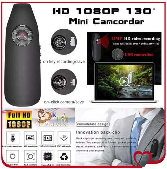 hd 1080p 130 mini camcorder dash cam