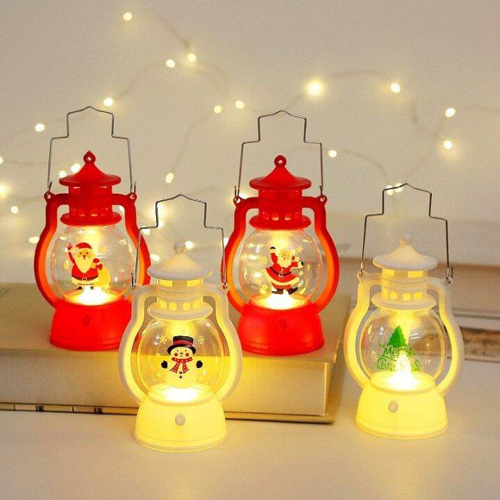 Christmas Lights Led Retro Small Oil Lamp LED Light Birthday Party ...