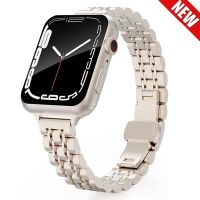 Stainless Steel Strap for Apple watch band 44mm 45mm 40mm 41mm 38mm 42mm bracelet correa iWatch series 8 7 SE 6 5 4 ultra 49mm Straps