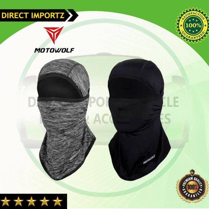 Original Motowolf Balaclava Full Face mask / Facemask BLACK / GRAY ...