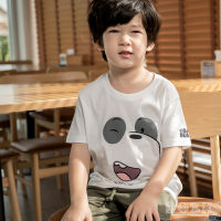 DOSH KIDS UNISEX T-SHIRTS WE BARE BEARS เสื้อยืดคอกลม แขนสั้น เด็กชาย-เด็กหญิง FBBBT5007-OW