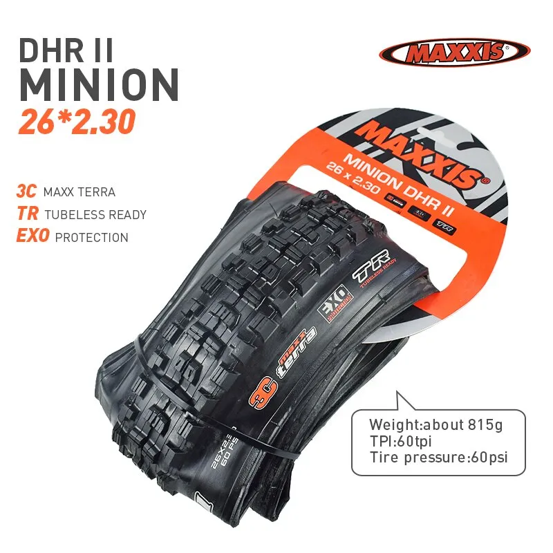 maxxis minion dhr 2 26