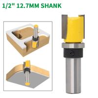 1PC 1/2－12.7MM Shank Milling Cutter ลายไม้แกะสลัก Trim Template Trim Router Bit 3/4－X 3/4－Woodworking Tenon Cutter