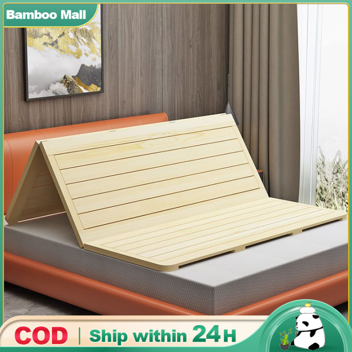 Bed Frame 100/150/180CM Single/Queen/King Solid Wood Foldable Bedroom