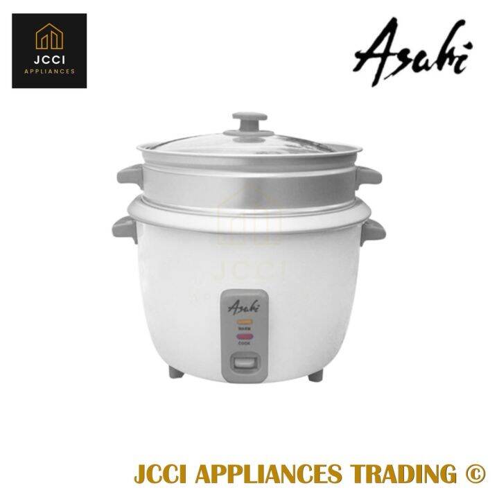 Asahi Rice Cooker 1.0 Liters (Good for 5 persons) With Steamer (RC5