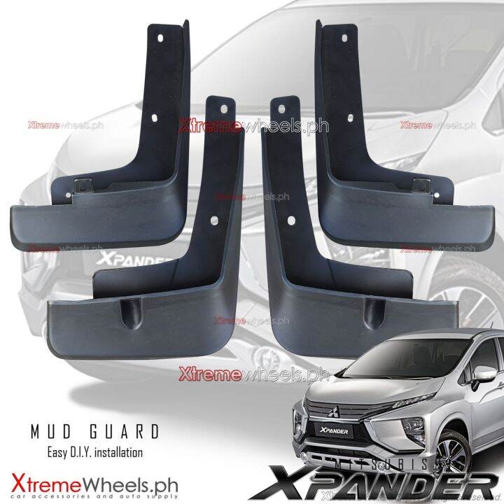 Xpander GLX and GLS 2018 to 2024 with Screw Heavy Duty Mudguard