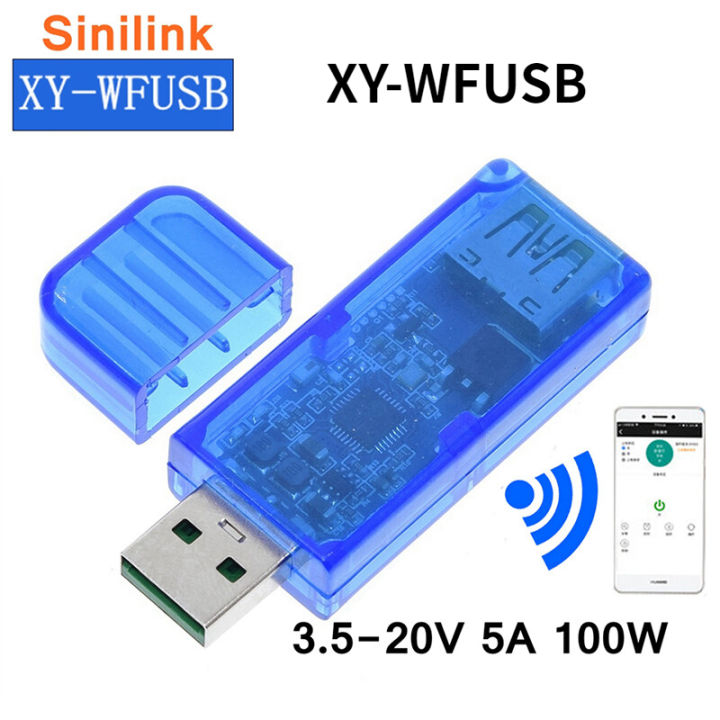 sinilink-รีโมทคอนโทรล-wifi-usb-โทรศัพท์มือถือ-รีโมทคอนโทรล3-5-20v-5a-100w-แอปโทรศัพท์มือถือ-xy-wfusb-สมาร์ทโฮม