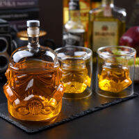 Whisky bicchieri bicchiere da vino Storm Trooper Helmet whisky Decanter bicchiere da accessori uomo creativo regalo Bar Party