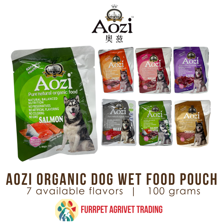 Aozi Organic Wet food Pouch for Dogs 100g Lazada PH