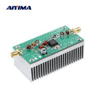 AIYIMA 88-108MHZ 6W VHF เครื่องขยายเสียงขยายสัญญาณ FM 12V สำหรับวิทยุสมัครเล่นเครื่องส่งสัญญาณ RF FM พร้อมฮีทซิงค์