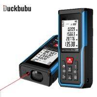 เครื่องวัดเมตรเลเซอร์ Duckbuu 40ม. 60ม. 80 100ม. เทปเลเซอร์ Rangefinder Trena อุปกรณ์หาพิกัดสร้างไม้บรรทัดอุปกรณ์ทดสอบเครื่องมือทดสอบ