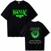 2022 T Stray Maniac Tshirt Men Harajuku Tees Homme Black Tshirt