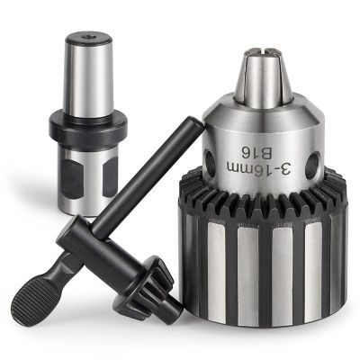 Super Heavy Duty 1/2 Inch (1-13mm) Magnetic Drill Chuck with 3/4 Inch Weldon Shank Adapter