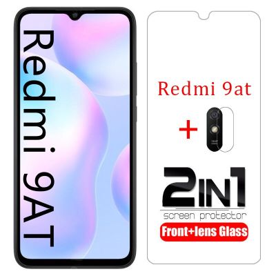 กระจกเทมเปอร์ปกป้องหน้าจอ Redmi 9at Xiaomi สำหรับเลนส์ Ksiomi 9a ฟิล์มกล้อง T ที่ Redmi9at ป้องกัน9 Readmi