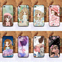 เคส iphone 4 / 4s ใช้เคสเดียวกัน ลายการ์ตูนเด็กผู้หญิงน่ารัก งานเกรดในห้าง เคสขอบนิ่มไม่กินขอบ เคสมือถือ เคสโทรศัพท์ เคส TPU case กรอบมือถือ กรอบโทรศัพท์