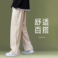 COD SDFGERTERT ✦MOLLGE✦ Summer Korean Style Loose All-match Casual Corduroy Straight men pants