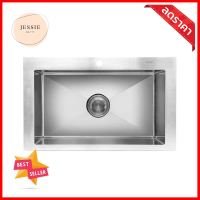 ซิงค์ฝัง 1 หลุม LUCKY FLAME EUS-0851 สีเงินBUILT-IN SINK LUCKY FLAME EUS-0851 1B SILVER **คุ้มที่สุดแล้วจ้า**