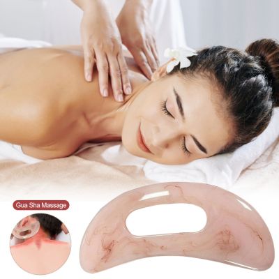 hot【DT】 Resin Gua Sha Scraper Board Massage Gouache Face Neck Lifting Wrinkle Remover