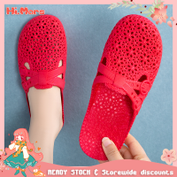 Hi.Mars Nostalgic and Stylish Fashion Slippers Casual Flat Sandals for Women Hollow Out Female Selipar/ Kasut Wanita