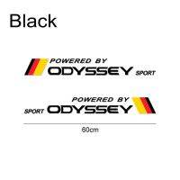 2ชิ้นมอเตอร์สปอร์ตประตูรถยนต์สติ๊กเกอร์สะท้อนแสงด้านข้างอุปกรณ์เสริมรถยนต์เครื่องประดับร่างกายรถยนต์สำหรับฮอนด้าโอดิสซี