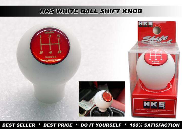 SHIFT KNOB HKS WHITE BALL Lazada PH