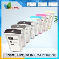 หมึกครบ70ตลับหมึกใช้ได้กับ HP หมึกพิมพ์ HP70 C9404A C9405A C9406A C9407A Designjet Z2100 Z5200 Z3200 Z3100