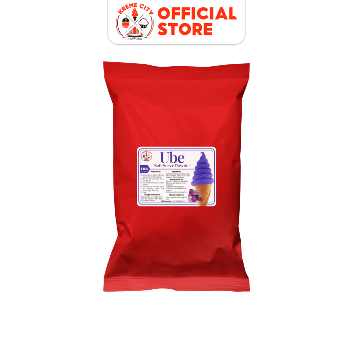 Kreme City Ube Soft Serve Ice Cream Powder Premix 1kg Lazada PH