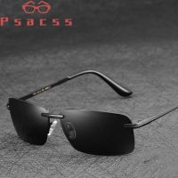 【hot】 Psacss NEW Polarized Sunglasses Men Alloy Frame Brand Designer Glasses Driving Fishing Shades UV400