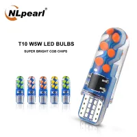 (Premium car) NLpearl 2/10x W5W T10 Led สัญญาณ168 194ภายในรถ COB ชิป W5W Led Canbus Auto Clearance อ่านโคมไฟ12V