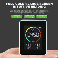 Air Monitor Indoor CO2 Sensor Household Digital Air Pollution Monitor Air Quality Analyzer CO2 Detector Inligent Gas Analyzer