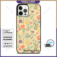 Marimekko 2332 กรณีโทรศัพท์มือถือ iPhone 14 Pro Max / iPhone 13 Pro Max / iPhone 12 Pro Max / Samsung Galaxy Note10 Plus / S22 Ultra ฝาครอบป้องกันการตก