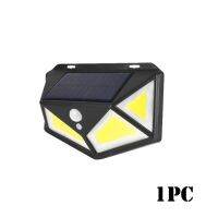 100led Lampu Tenaga Surya กลางแจ้ง12แพ็คโคมไฟติดผนังเซ็นเซอร์ตรวจจับการเคลื่อนไหวไฟนิรภัย Lightlight มุมสดใสสำหรับสวน