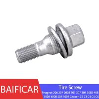 Baificar New Genuine 4 Pcs Wheel Tire Screw For Peugeot 206 207 2008 301 307 308 308S 408 3008 4008 508 5008 Citroen C2 C3 C4 C5