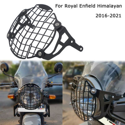 Untuk Royal Enfield Himalayan 2016 - 2021 Motosikal Lampu Kepala Pengawal Cahaya Pelindung Perlindungan