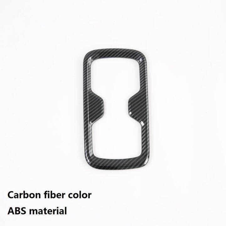 for-nissan-navara-np300-2016-2019-carbon-fibre-car-front-water-cup-holder-protector-frame-cover-trim-sticker-accessories