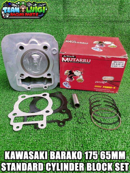 MUTARRU KAWASAKI BARAKO 175 65MM STANDARD CYLINDER BLOCK SET Lazada PH