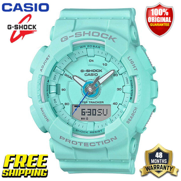 ต้นฉบับ-g-shock-gmas130-ผู้หญิงนาฬิกาสปอร์ตคู่แสดงเวลา-200-เมตรกันน้ำกันกระแทกและกันน้ำเวลาโลก-led-อัตโนมัติแสงเลดี้ข้อมือกีฬานาฬิกาที่-gma-s130-2apr