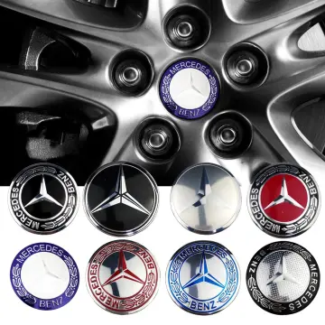 Mercedes Brabus Emblem Wheel Center Caps Black 3D Carbon Ring, Wheel  Emblems, Stickers