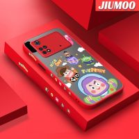 เคส JIUMOO สำหรับ Xiaomi Poco X4 Pro 5G Poco M4 Pro Poco C40การ์ตูนทอยสตอรี่ Lightyear เคสโทรศัพท์เนื้อแข็งบางสีขุ่นขอบสี่เหลี่ยมเคสซิลิโคนกันกระแทกคลุมทั้งหมดเคสป้องกันเลนส์กล้อง