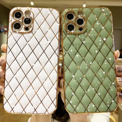 【CC】 Luxury Plating Frame iPhone 13 12 14 XS X XR 8 7 Soft Silicone