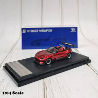 Street Weapon 1:64 Model Car MX5 Alloy Die-Cast Roadster Collection-โลหะสีแดง