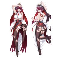 60x180 ซม. อะนิเมะเกม Genshin Impact Rosaria Peach Skin ปลอกหมอน Dakimakura คอสเพลย์กอดร่างกายการ์ตูนเครื่องแต่งกายอุปกรณ์เสริม