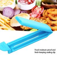 1 Pc Portable Kitchen Storage Bag Food Snack Seal Sealing Food Clip Clamp Bag Bag Plastic Clips Sealer Accessories Kitchen W4X7