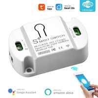 10A Tuya Wifi Smart Switch Timer Breaker Remote Group Control Home Automation DIY Light Switch Smart Home Alexa Google Home Power Points  Switches Sav
