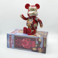 400 Bearbrick Marvel Ironman โมเดลตุ๊กตา Pvc ของเล่นสําหรับเด็ก