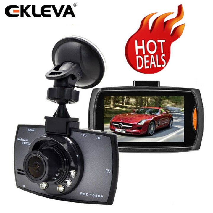 Ekleva Dash Cam Hd 1080P 170 Wide Angle Dash Camera untuk Kereta Dvr