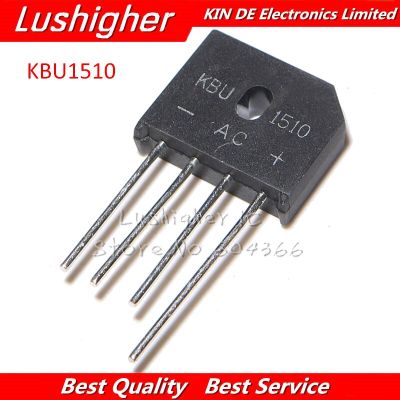 10PCS KBU1510 KBU-1510 15A 1000V Diode Bridge Rectifier New Original IC WATTY Electronics