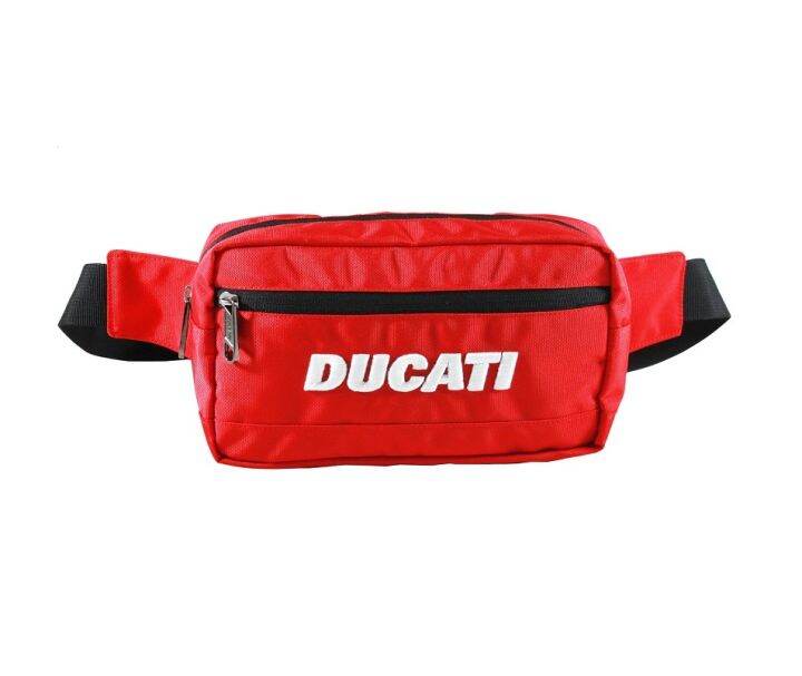 ducati-กระเป๋าคาดเอวลิขสิทธิ์แท้ดูคาติ-ขนาด-24x15x6-cm-dct49-168-สีแดง